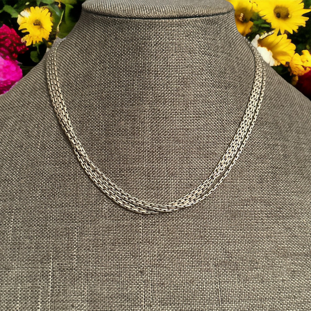 Premiere Designs Silverado Multi Chain Necklace